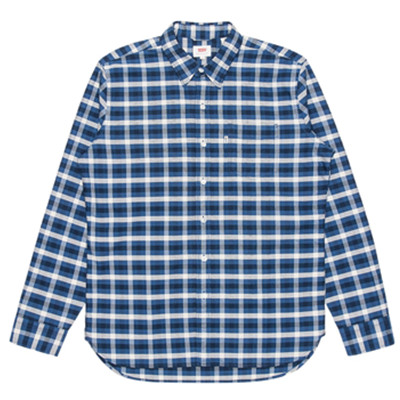 休闲百搭！Levi's李维斯男式长袖衬衫65824-0219