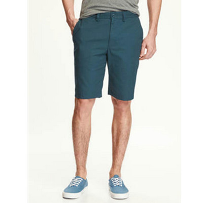 简约设计！OLD NAVY老海军纯棉亮色修身五分短裤152341