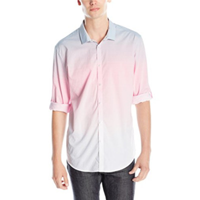 渐变色设计！Calvin Klein Horizontal Stripe男衬衫