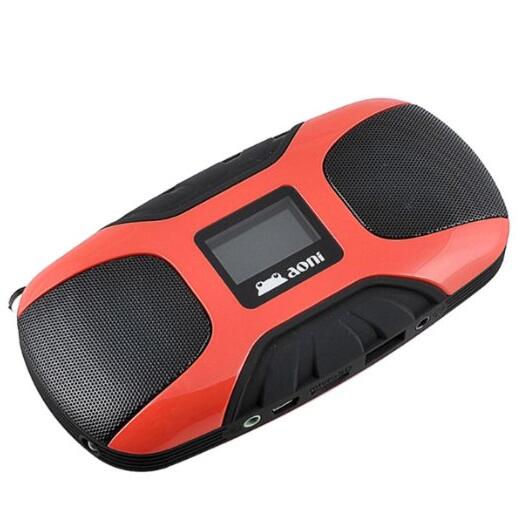 18种功能！Aoni奥尼小音响旅行机L3全能版(透明银色)