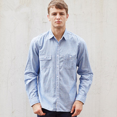 修身显瘦！Dickies短款长袖衬衫141M20EC02