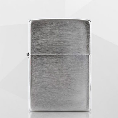 经典好价！zippo 经典铬拉丝沙子打火机
