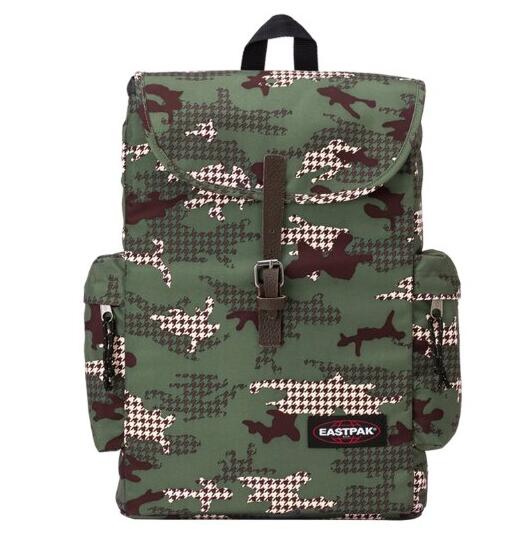 多功能夹层！EASTPAK 包盖式双肩包  EK47B26L