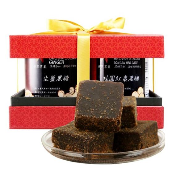 台湾进口！御茶茶业 黑糖四个组合 1040g(260g*4)