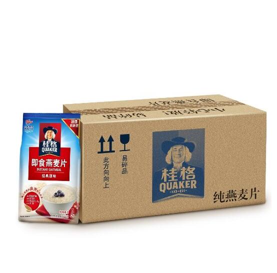 懒人早餐！Quaker桂格即食燕麦片1478g*6