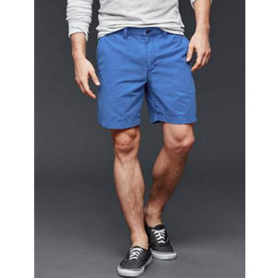 简约设计！Gap男装纯棉简洁纯色休闲短裤180093