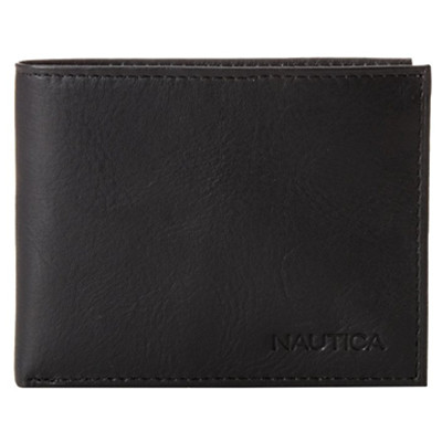 历史新低！Nautica Pennant 诺帝卡 男士双折真皮钱包