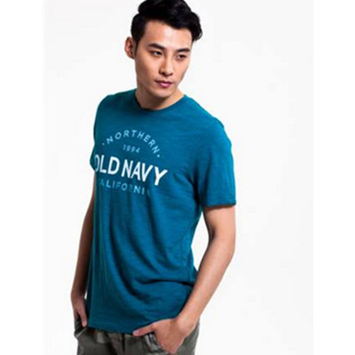 夏季单品！OLD NAVY经典徽标全棉短袖T恤136558