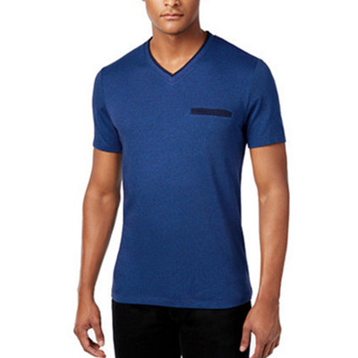 夏季单品！Macy's时尚点状印花纯棉V领短袖T恤2642252695