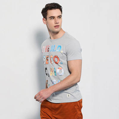 新低！Lee春夏新款时尚休闲LOGO印花短袖T恤L159881NWE43