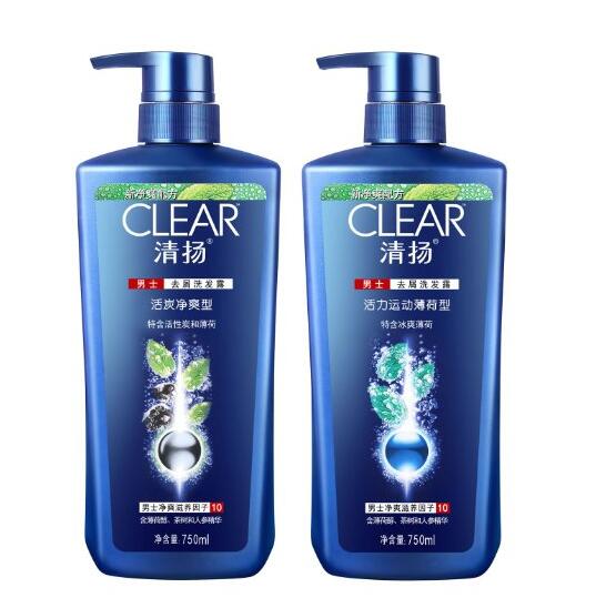 满减好价！CLEAR清扬男士去屑薄荷洗发套装+凑单