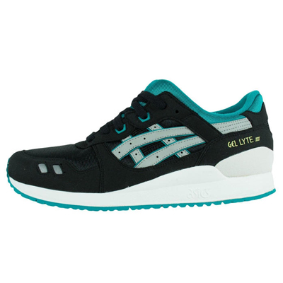 低調(diào)藍(lán)！Asics Gel-Lyte III GS 女子復(fù)古慢跑鞋