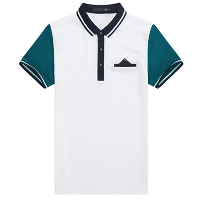 新低！GXG男士白色韩版时尚修身短袖POLO衫#52224264