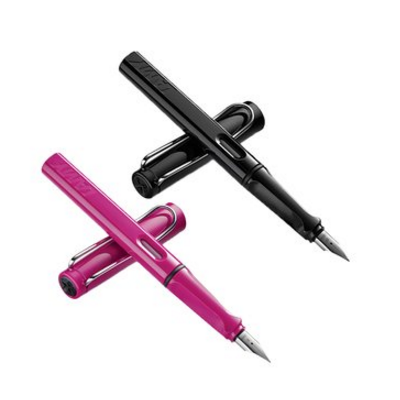 情侣组合！LAMY 凌美 safari 狩猎者 黑色+粉色
