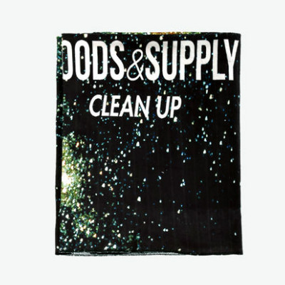 美如画！GOODS&SUPPLY 星空图案简约浴巾