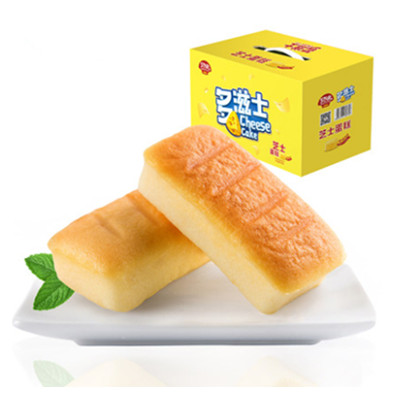 口感细腻！贝夫轻咸风味芝士蛋糕800g整箱