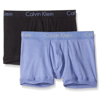 L码！Calvin Klein 修身系列 男子平角内裤 2条装