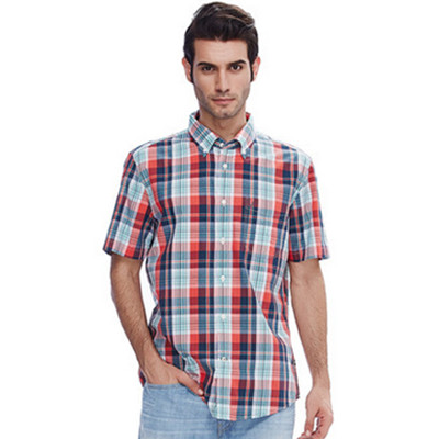 全网好价！NAUTICA诺帝卡男子EWX短袖衬衫W52129S