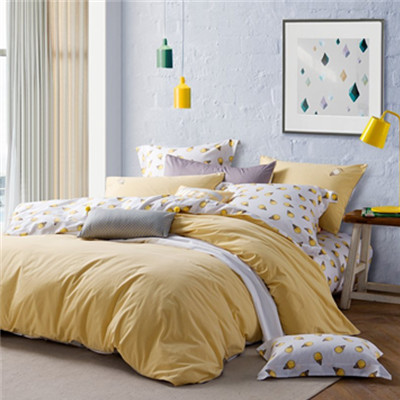 可爱舒适！LOVO家纺 全棉水洗棉印花四件套 甜蜜冰激凌