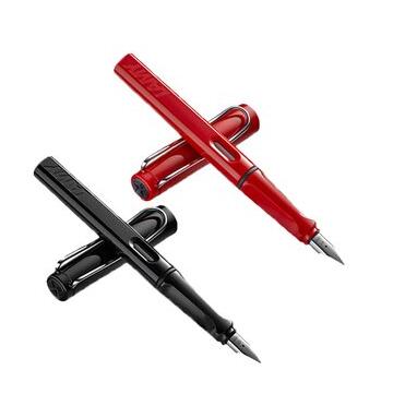 书写顺畅！ LAMY 凌美 safari 狩猎者 F尖钢笔 2支装