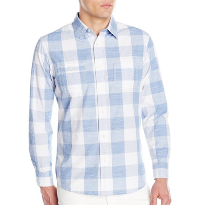 清新！Lee 李牌 Textured Worker Button 男士格子衬衫