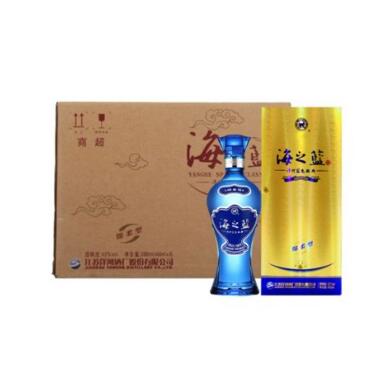 镇店之宝！洋河蓝色经典 42度 海之蓝 绵柔型 480ml*6