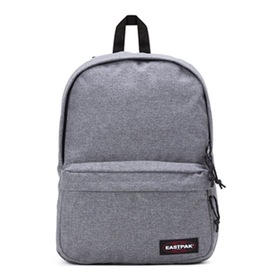 轻装上阵！Eastpak 中性 防水纯色双肩背包 灰色 EK65B363