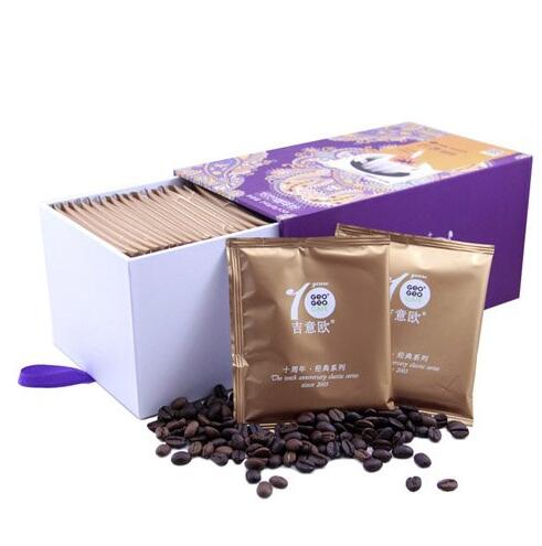 口感香浓！吉意欧 焙炒咖啡 巴西单品咖啡粉 240g