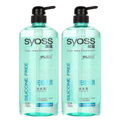 滋润秀发！丝蕴无硅水润洗发露750ml*2瓶