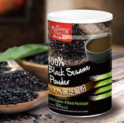台湾进口！阳光唯乐氏100%黑芝麻粉500g