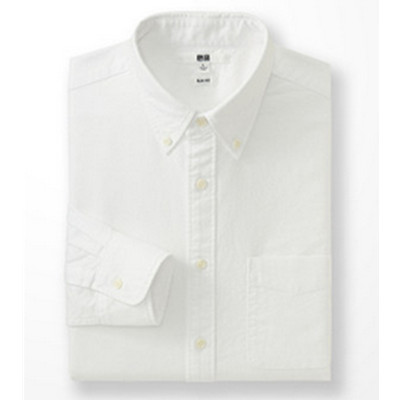 直降！UNIQLO优衣库牛津纺修身衬衫(长袖)172926