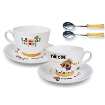 有趣实用！THE DOG 大头狗防滑咖啡具套装TD-602G