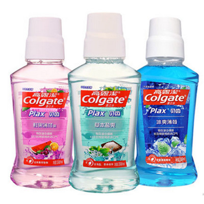 清新口气！高露洁贝齿漱口水3瓶*250ml