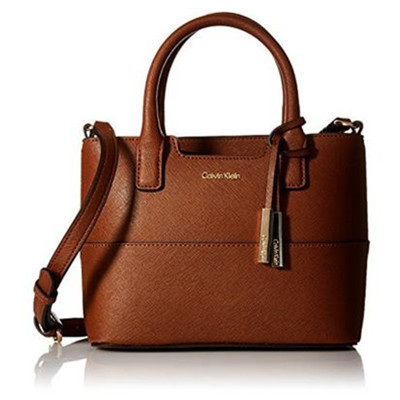小巧能装！Calvin Klein Saffiano Mini 女款真皮手提包