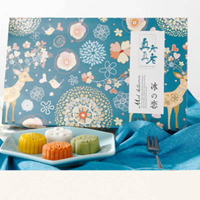 中秋囤货！真真老老冰皮月饼礼盒装480g