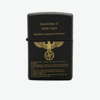 炫酷无比！zippo 二战德国国徽 打火机