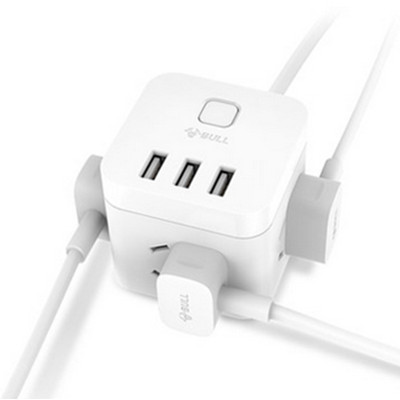 小降！公牛USB立体魔方插座GN-U303U