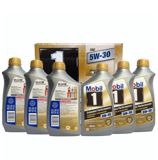 好价！Mobil 美孚 金装1号增强版 润滑油946ml*6支装