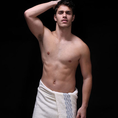 精梳纯棉！宇康帛孜成人浴巾