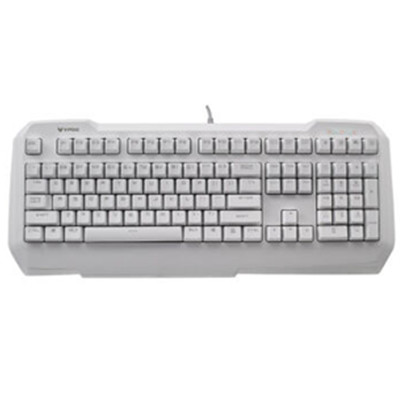 全网好价！Rapoo雷柏V700机械游戏键盘（白色黄轴）