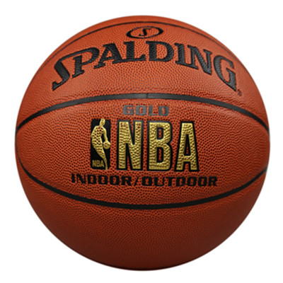 舒适耐用！SPALDING 斯伯丁 NBA金色经典系列 74-606Y