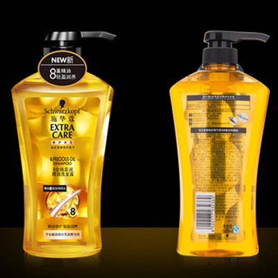 直降！施华蔻8金纯盈精油无硅油洗发水护发素套装