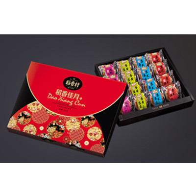 多种口味！稻香村水果蛋黄月饼礼盒装15个