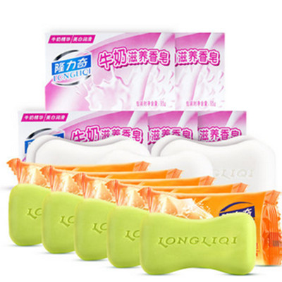 抑菌祛痘！隆力奇蛇胆牛奶硫磺香皂组合10块装