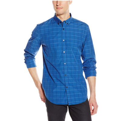 白菜价！Calvin Klein Yard-Dyed 男款休闲长袖衬衫