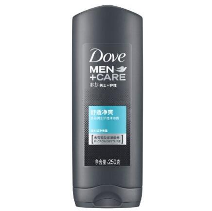 高性价比！Dove多芬男士+护理舒适净爽沐浴露250g
