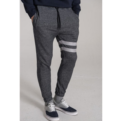 新风尚！C＆A男式条纹系带针织运动慢跑裤CA200173529