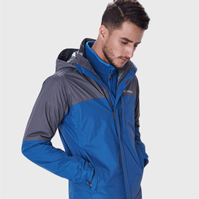 新风尚！Columbia哥伦比亚户外经典男款防水透湿冲锋衣RE1002