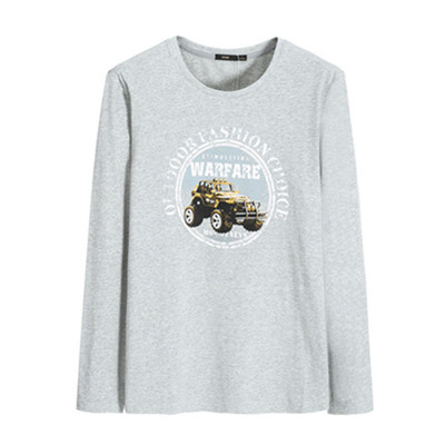 秋季新款！森马休闲印花纯棉修身T恤19-316011903