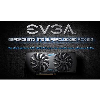 特效全開！EVGA 超級顯卡GTX 970 ACX 2.0 4GB GDDR5